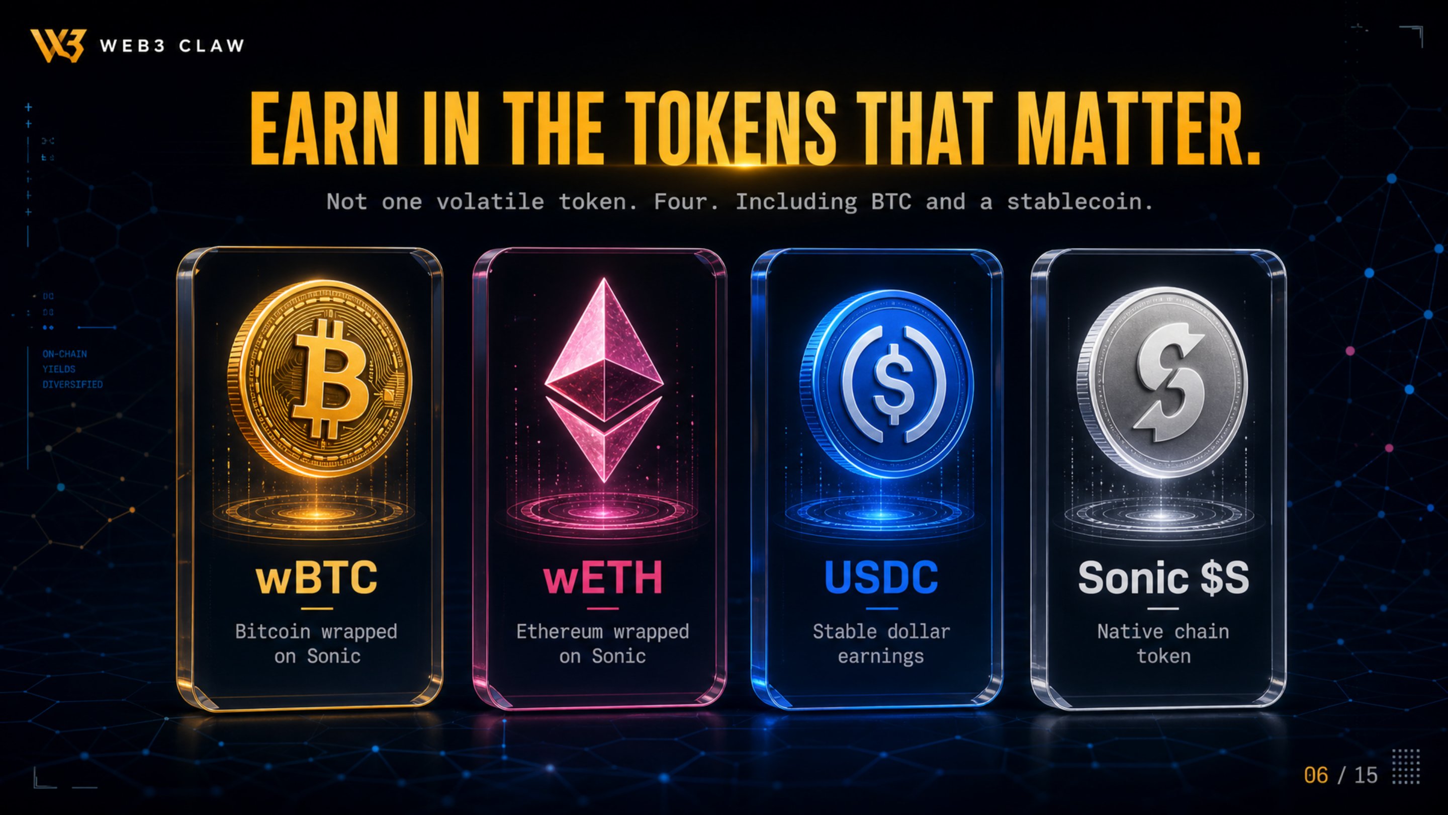 Slide 6 — Earn In The Tokens That Matter